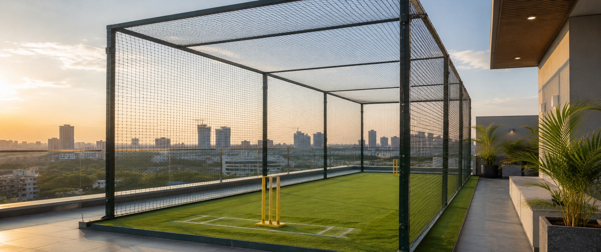 The Aperture Collection — Sports Practice Nets & Ceiling Cloth Hangers (Desktop View)